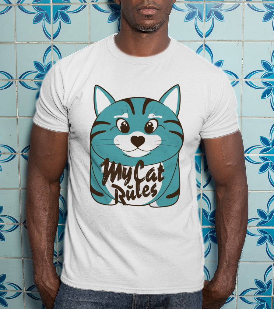 My Cat Rules Cute Animal T-Shirt