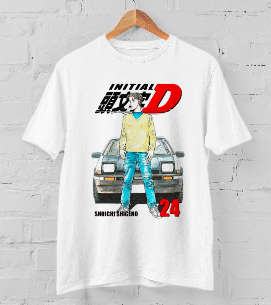 Initial D Shuichi Shigeno 24 T-Shirt
