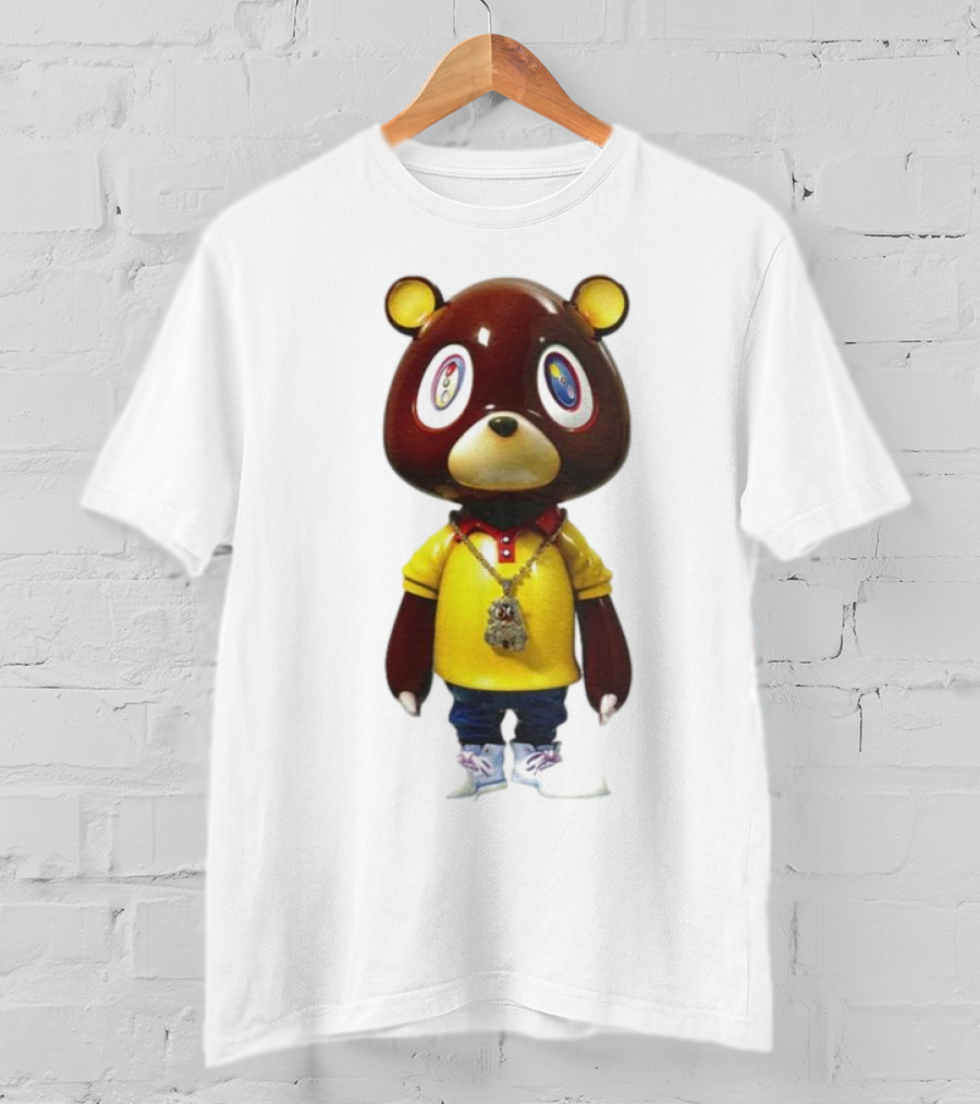 Takashi Murakami Kanye West Bear Figurine T-Shirt