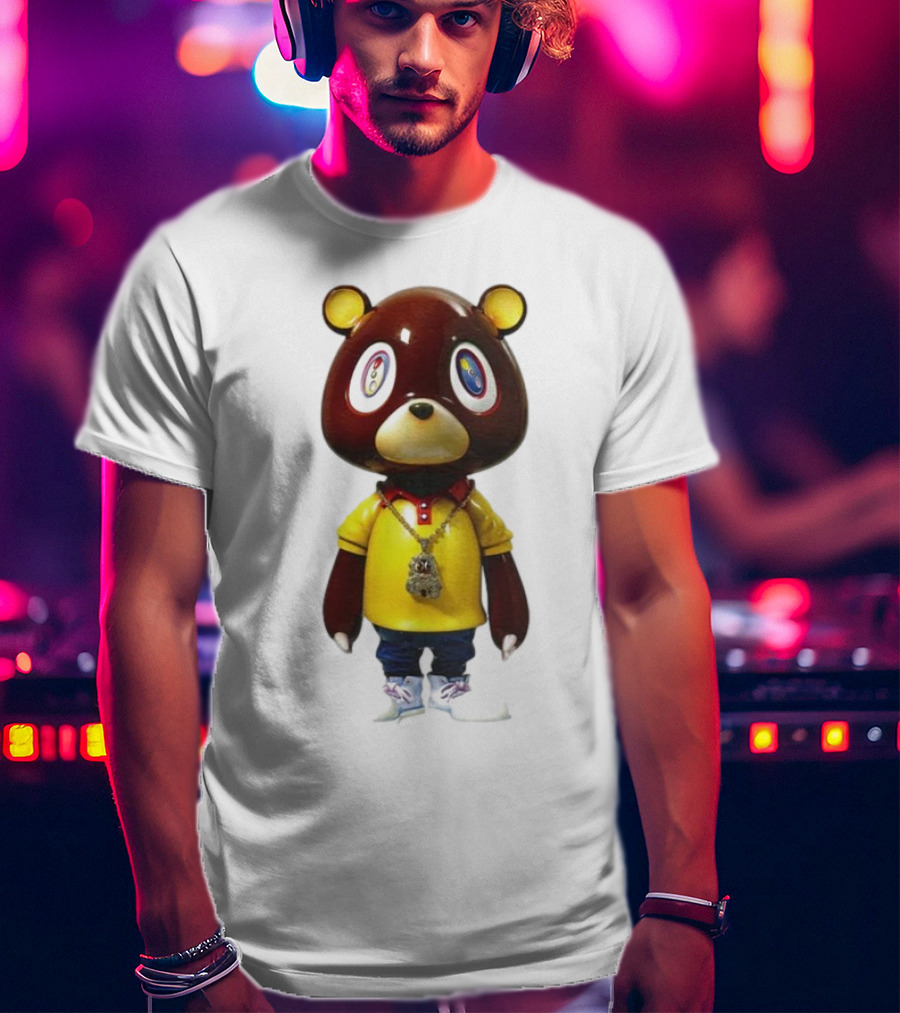 Takashi Murakami Kanye West Bear Figurine T-Shirt