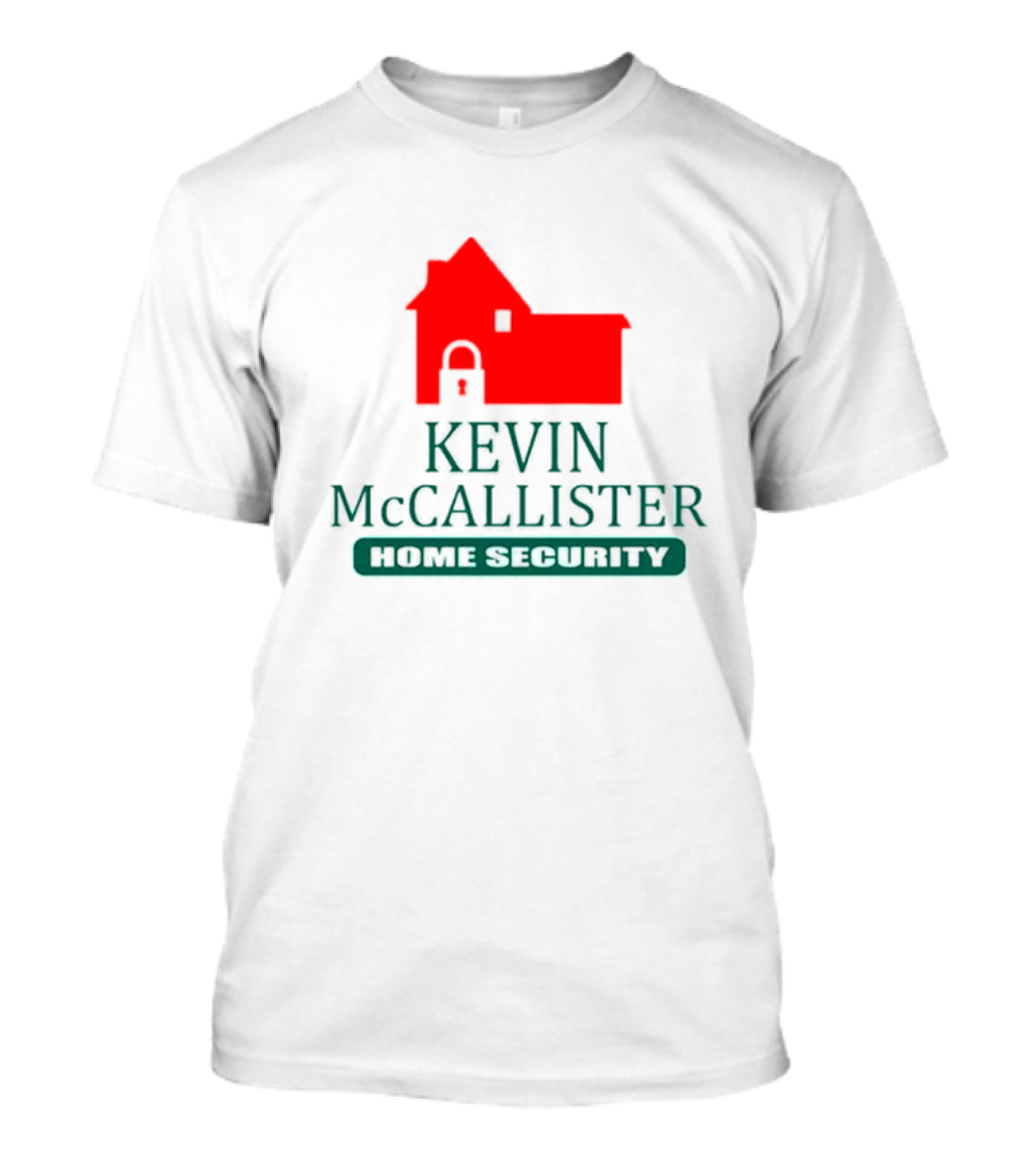 Kevin McCallister Home Security Red House Lock T-Shirt