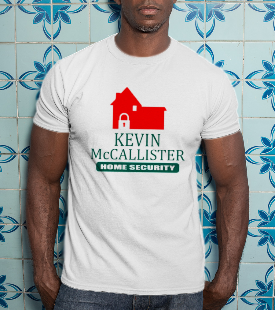 Kevin McCallister Home Security Red House Lock T-Shirt