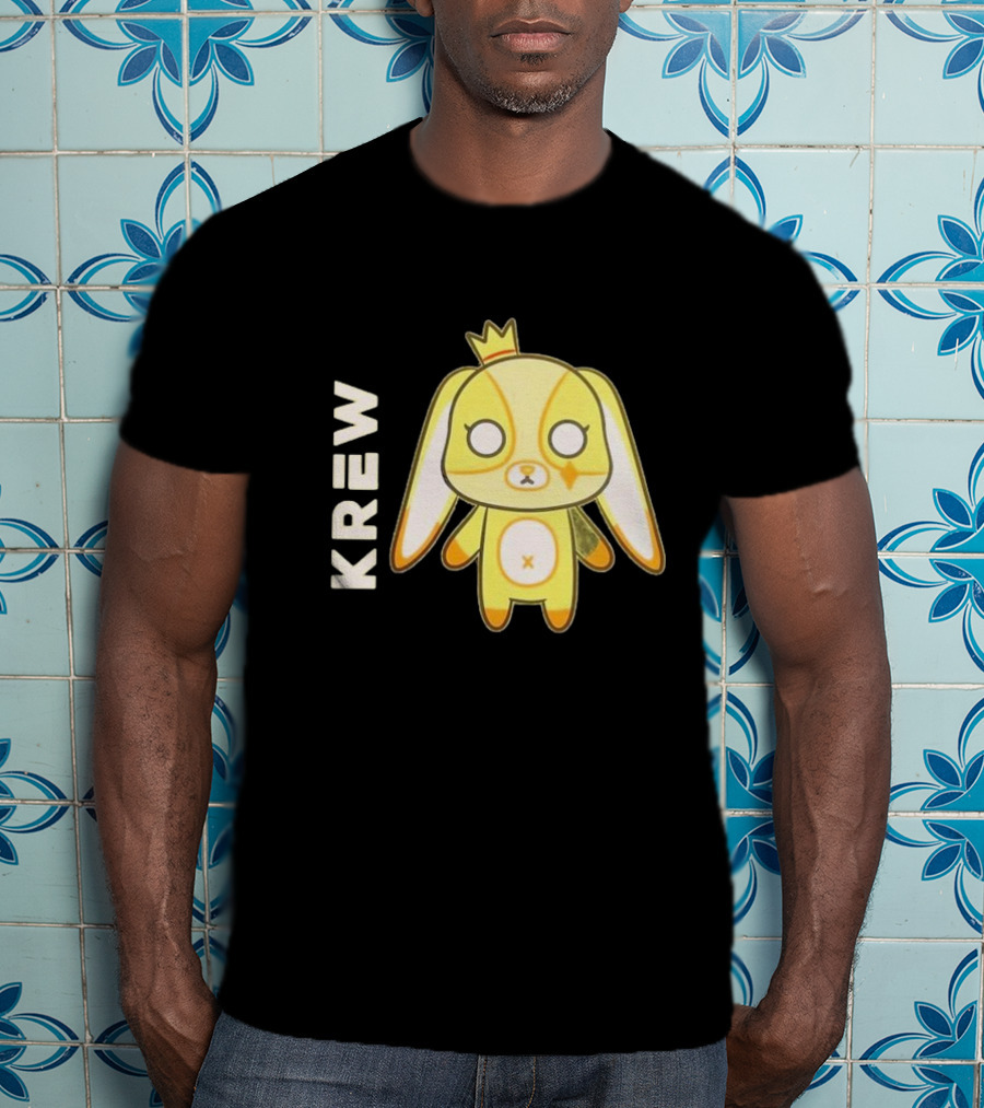 Krew Gold Crowned Teddy Character T-Shirt