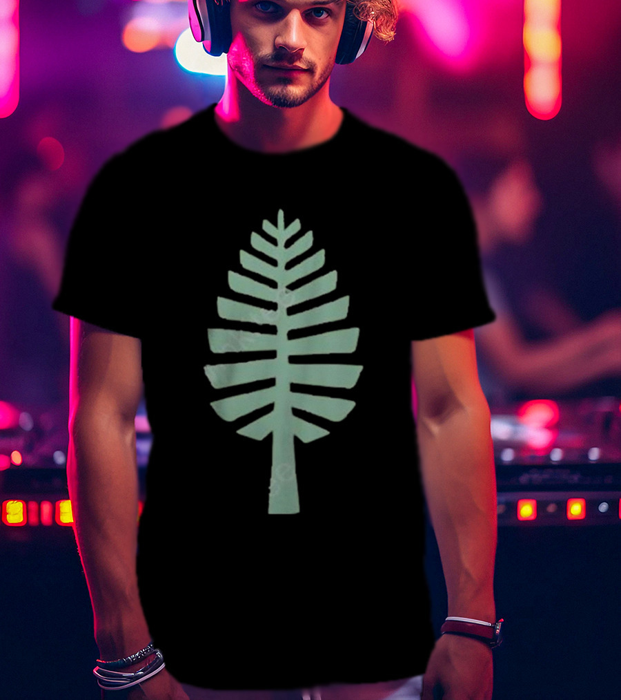 Lone Pine Tree Silhouette Fade T-Shirt