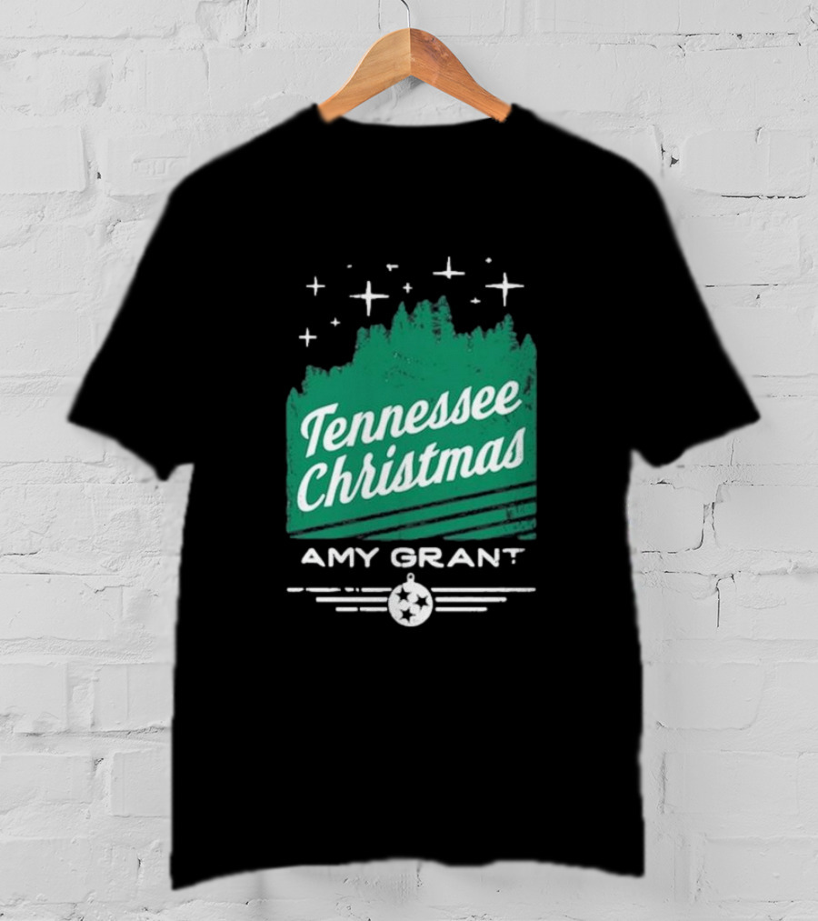 Tennessee Christmas Amy Grant Stars Trees T-Shirt