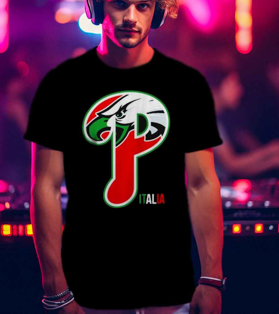 Matt Patricia Philadelphia Eagles Phillies P Italia T-Shirt