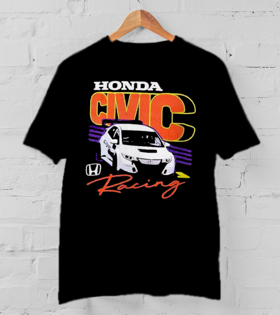 Honda Civic Racing Racecar T-Shirt