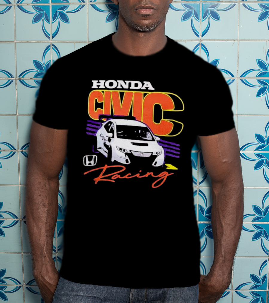Honda Civic Racing Racecar T-Shirt