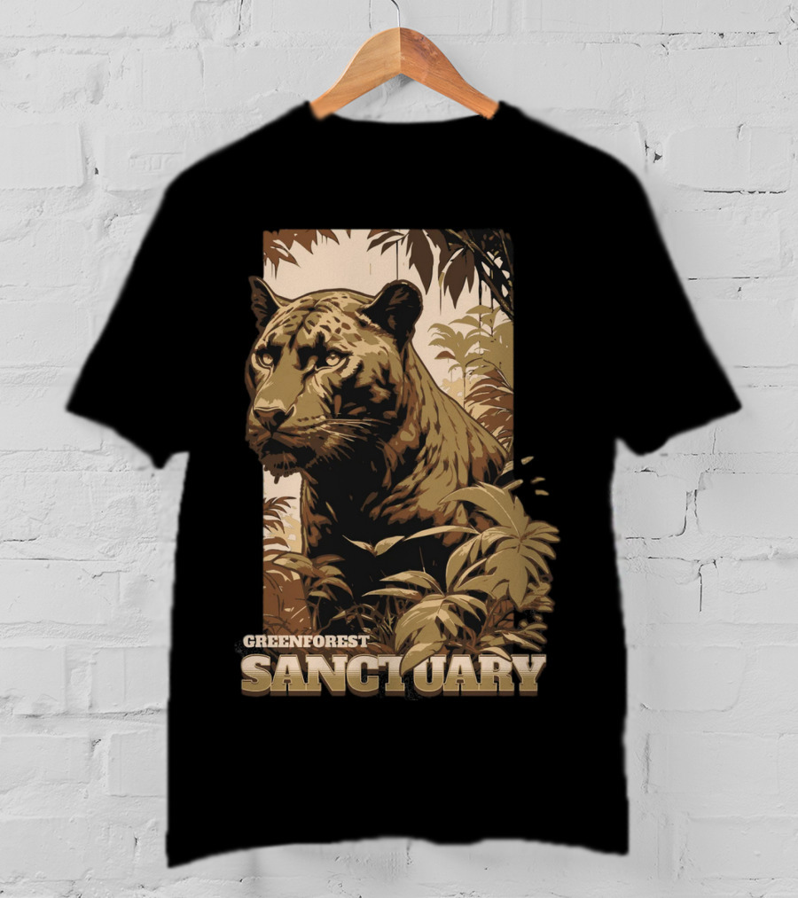 Greenforest Sanctuary Panther T-Shirt