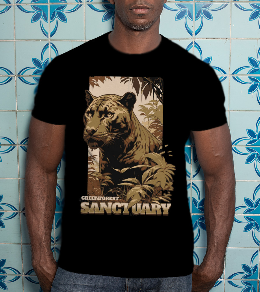 Greenforest Sanctuary Panther T-Shirt