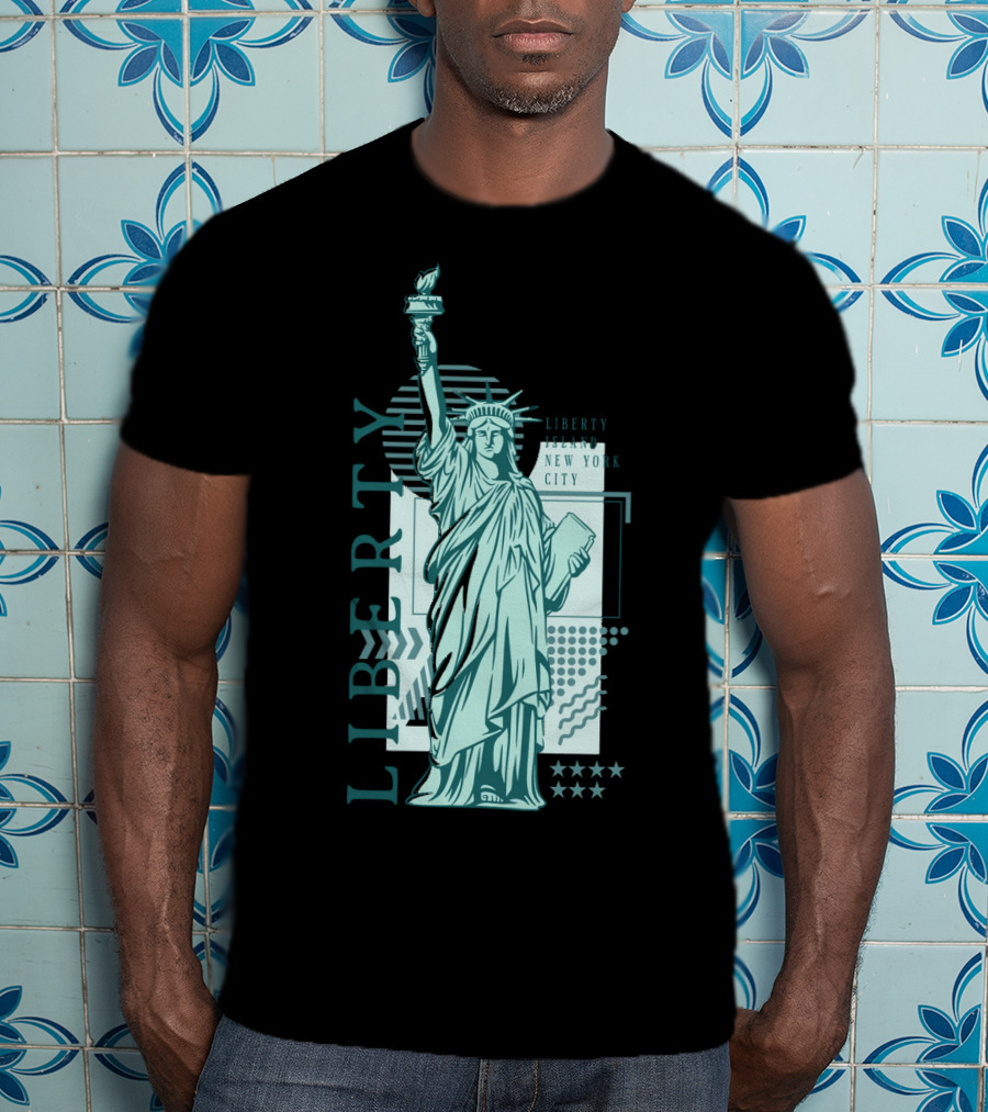 Liberty New York City Statue Of Liberty T-Shirt