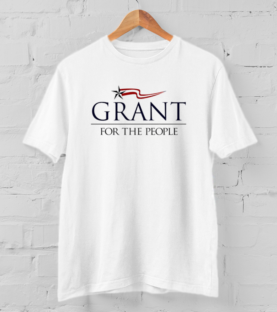 Grant For The People Star And Red Wave T-Shirt