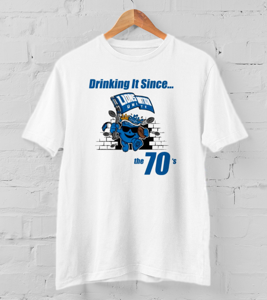 Drinking It Since The 70's Lions Unite T-Shirt
