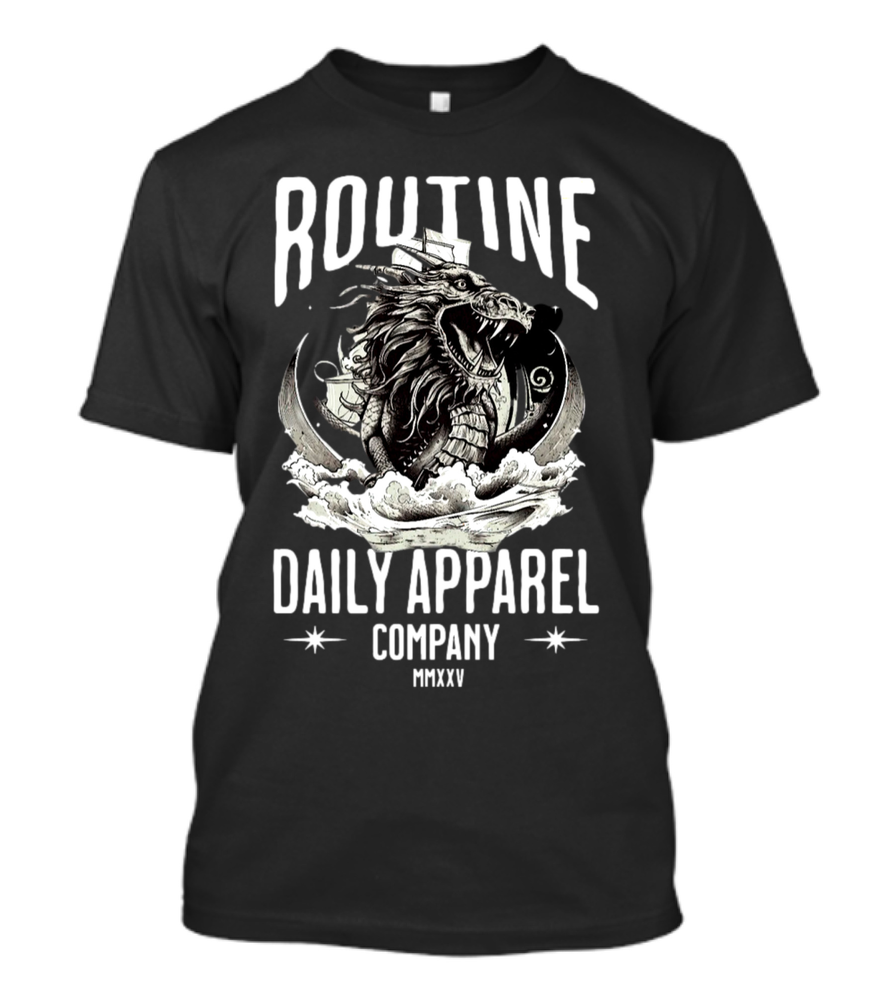 ROUTINE DAILY APPAREL COMPANY MMXXV Dragon T-Shirt