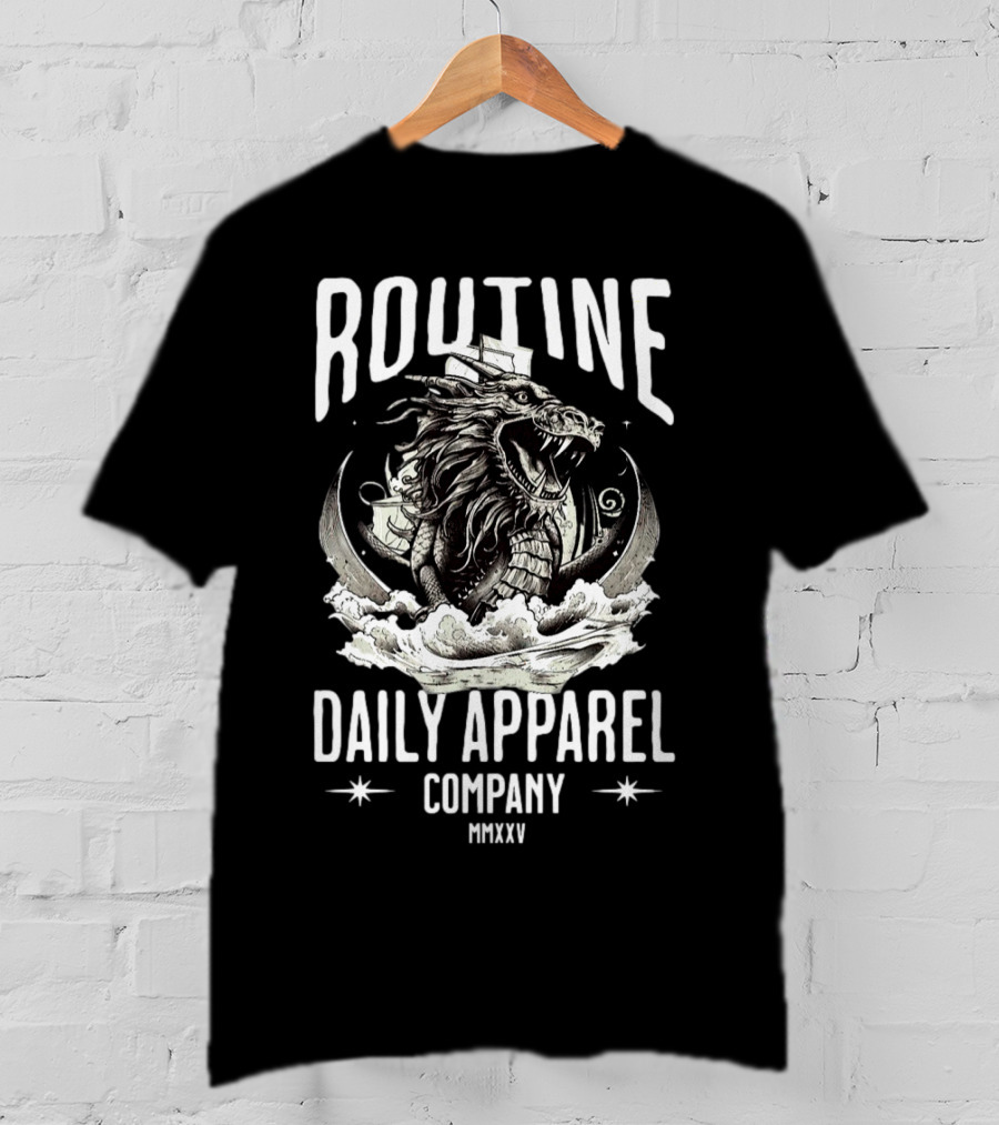 ROUTINE DAILY APPAREL COMPANY MMXXV Dragon T-Shirt