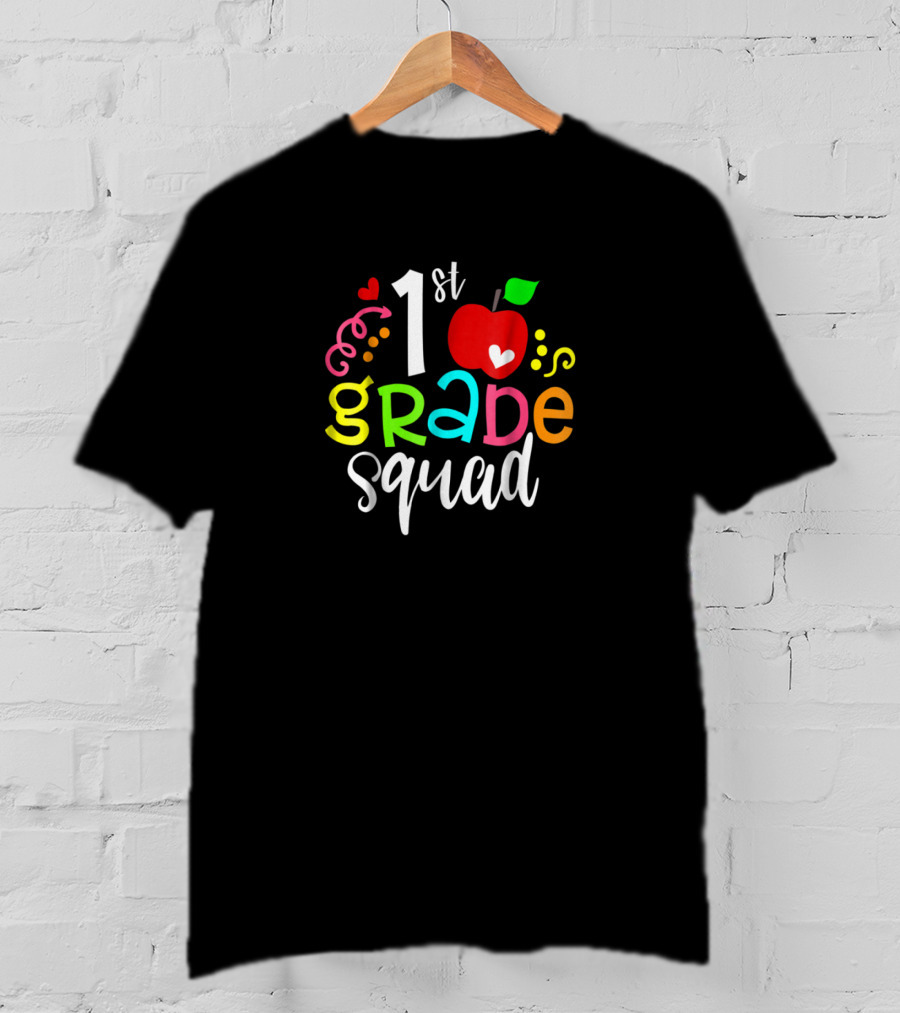 1st Grade Squad First Grade Back To School Teacher Gifts Men T-Shirt