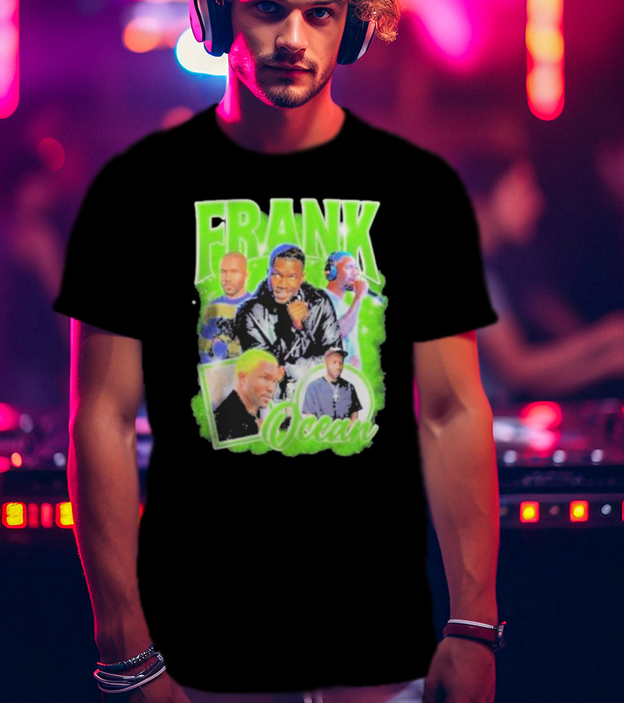 Frank Ocean Vintage Rap Music Collage T-Shirt