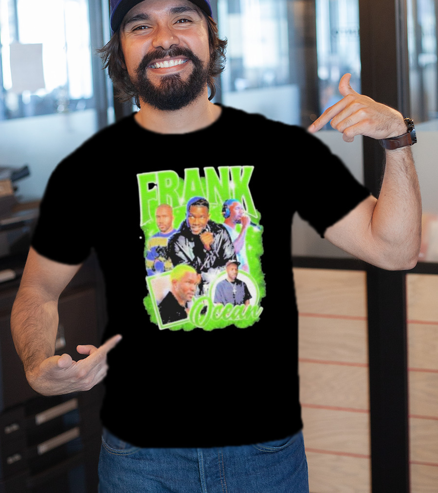 Frank Ocean Vintage Rap Music Collage T-Shirt