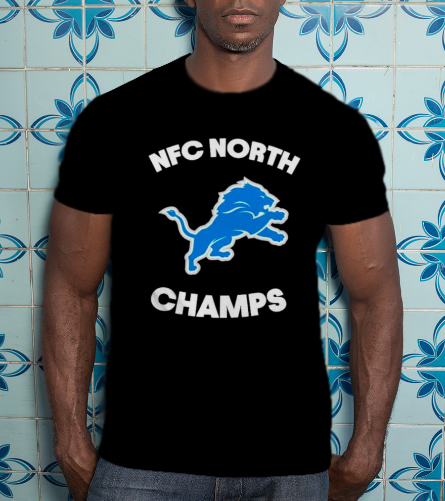 Detroit Lions NFC North Champs T-Shirt
