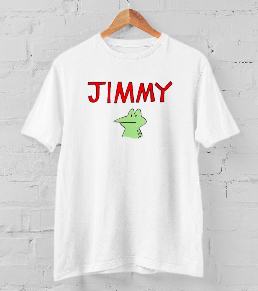 Jimmy Frog Meme Green Cartoon T-Shirt