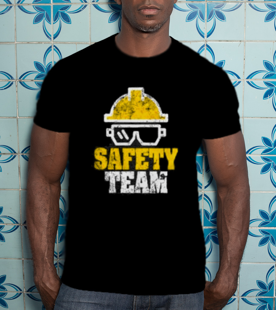 Safety Team Occupational Safety Officer OSHA HSE Hard Hat And Safety Glasses T-Shirt
