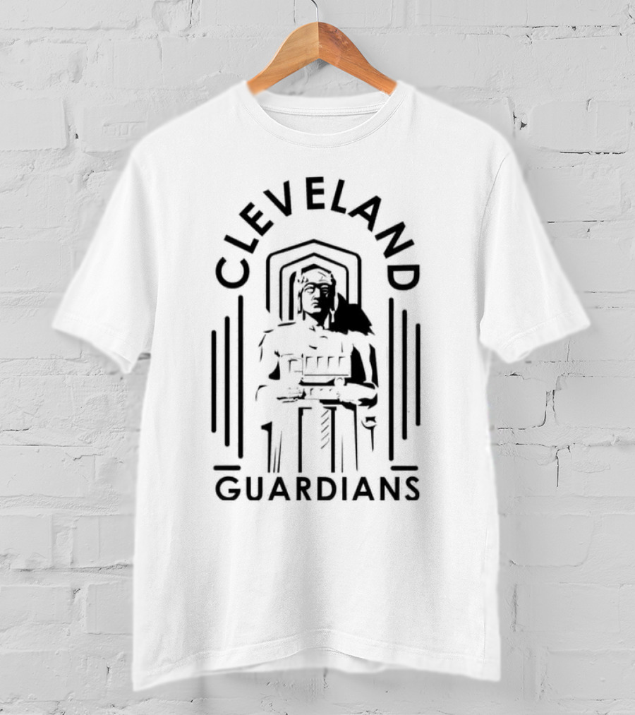 Cleveland Guardians Statue T-Shirt