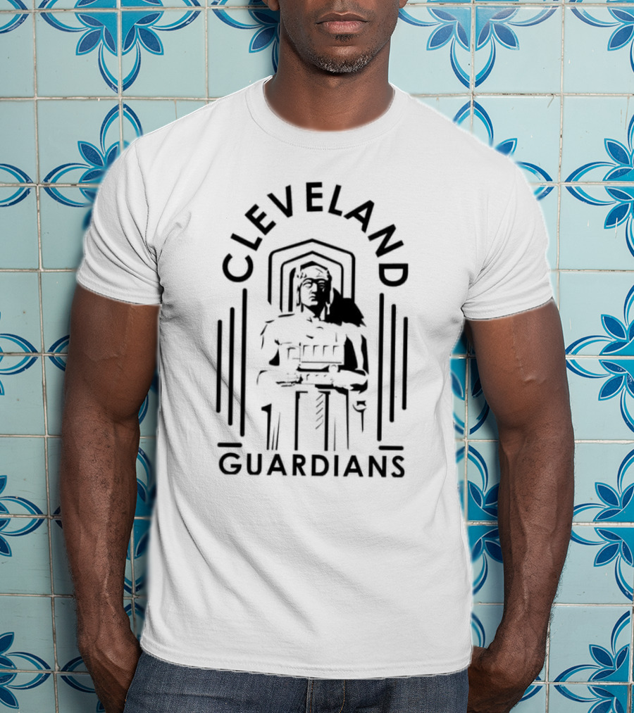 Cleveland Guardians Statue T-Shirt