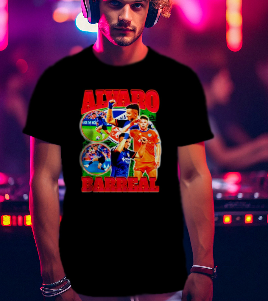 Alvaro Barreal Soccer Action Montage For The Noche T-Shirt