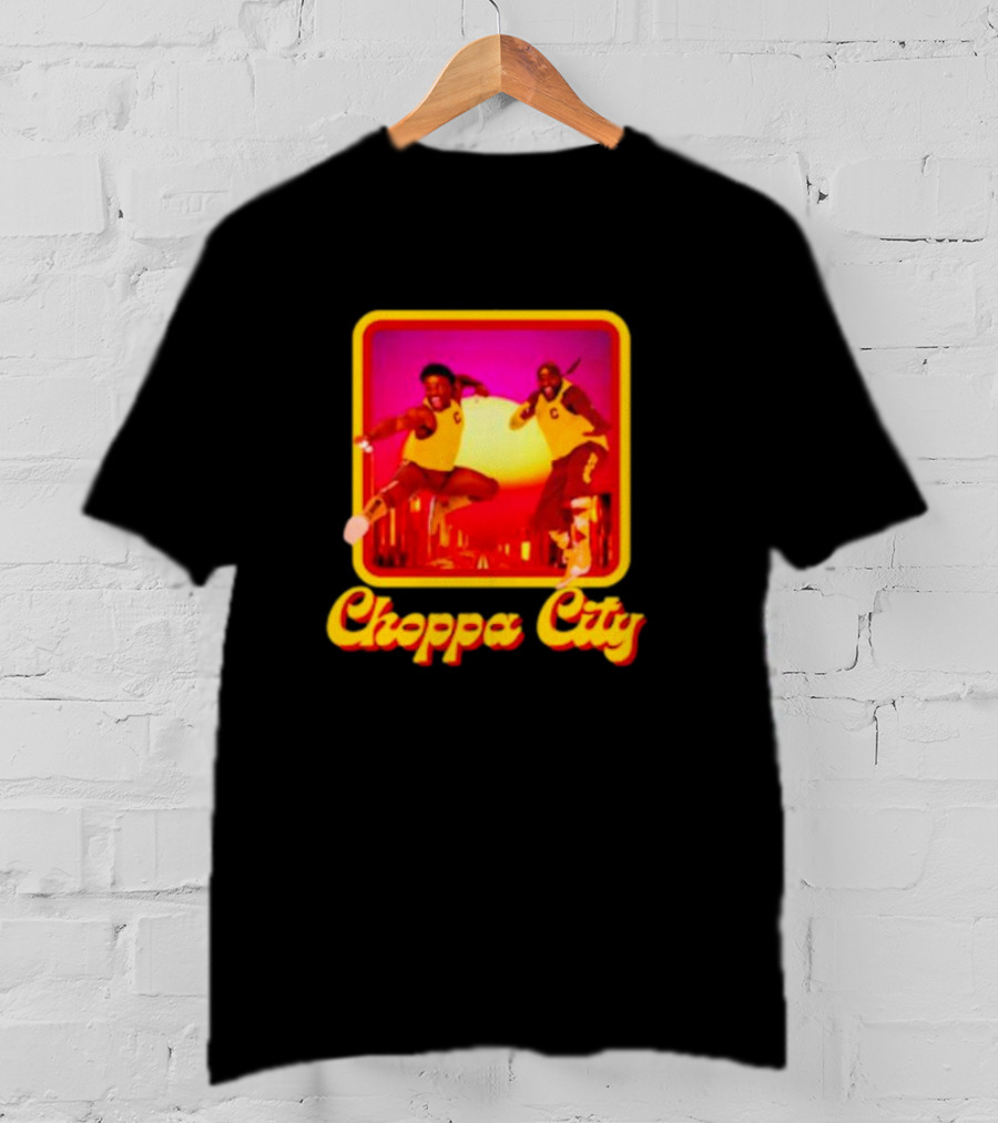 Choppa City Basketball Dynamic Action Scene T-Shirt