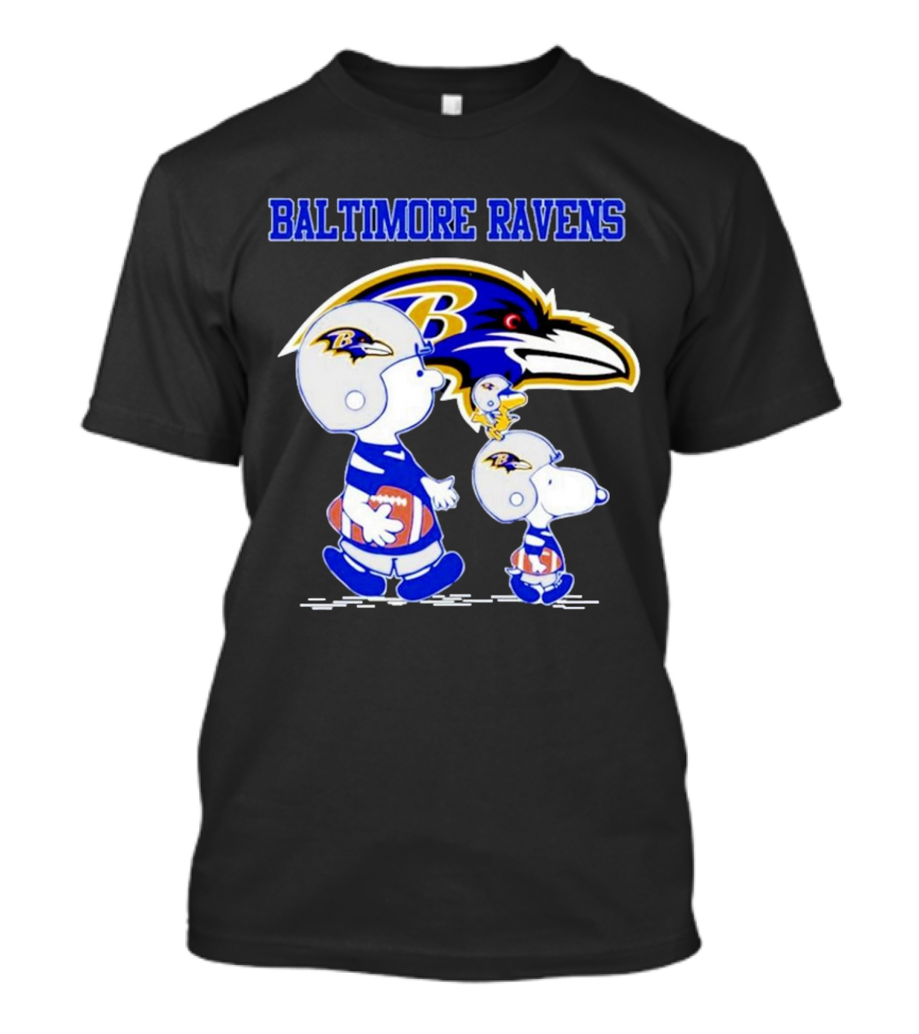 Baltimore Ravens Snoopy Football Helmets Ravens T-Shirt