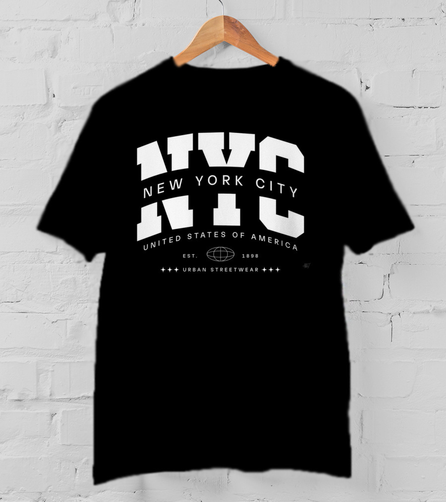 NYC New York City United States Of America Est. 1898 Urban Streetwear T-Shirt