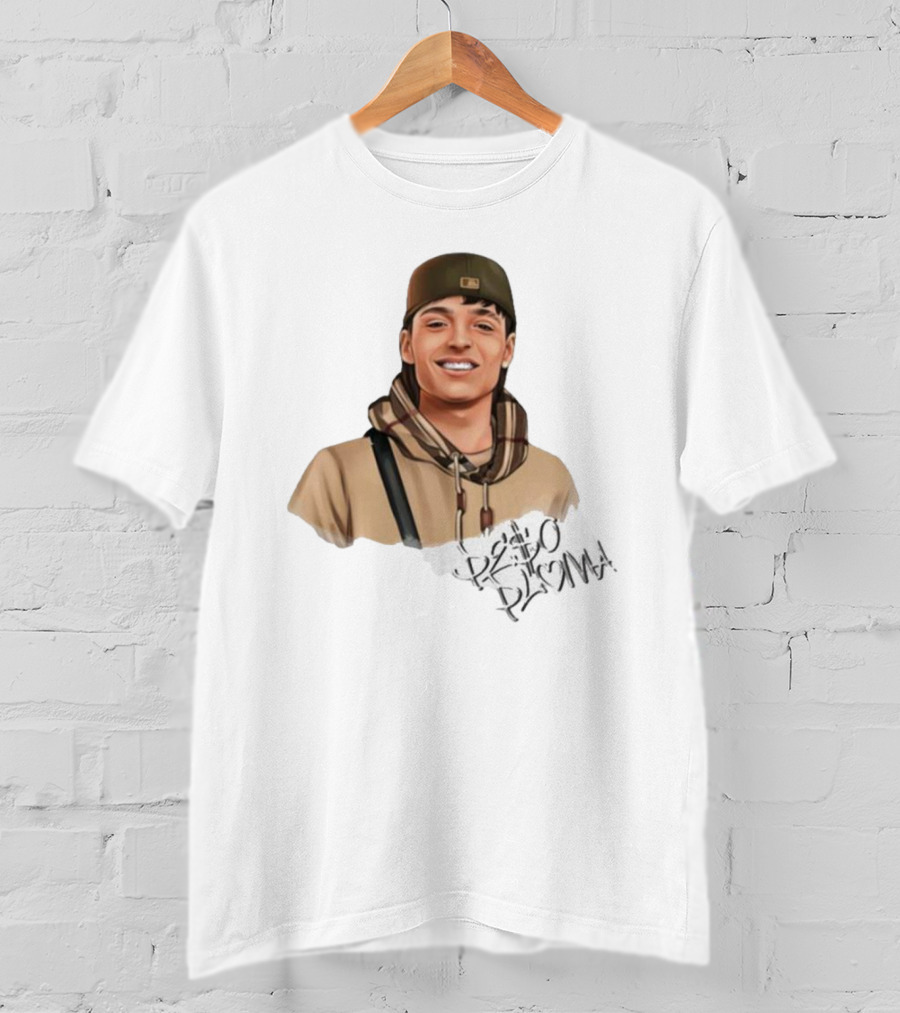 Hand Drawn Peso Pluma Casual Hoodie Portrait T-Shirt