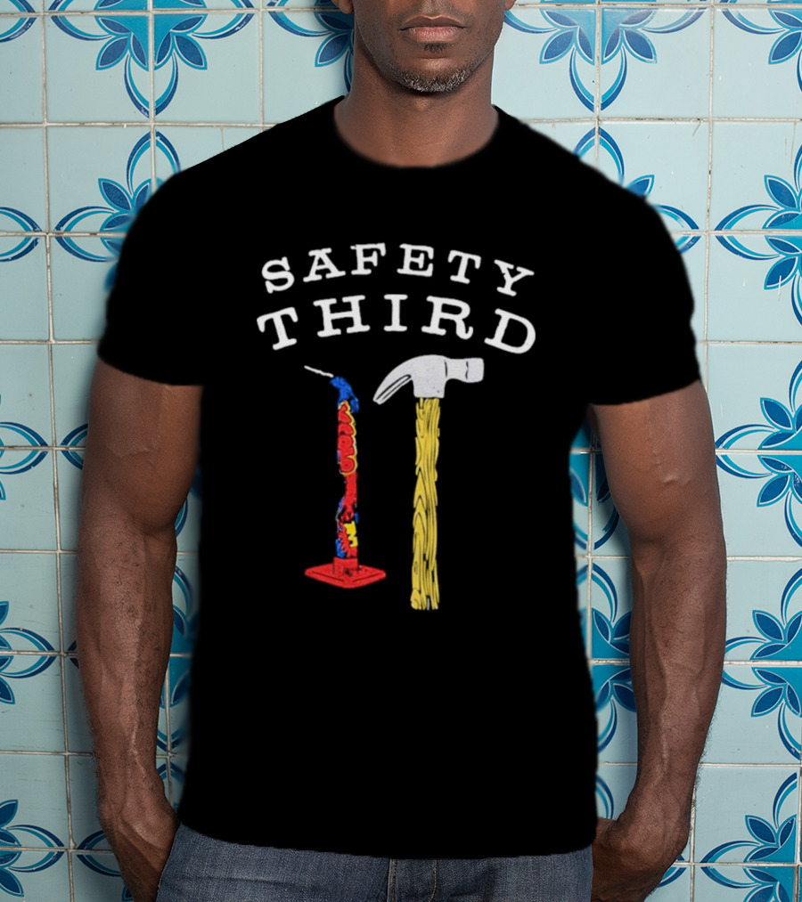 Safety Third Hammer And Firework Duo T-Shirt