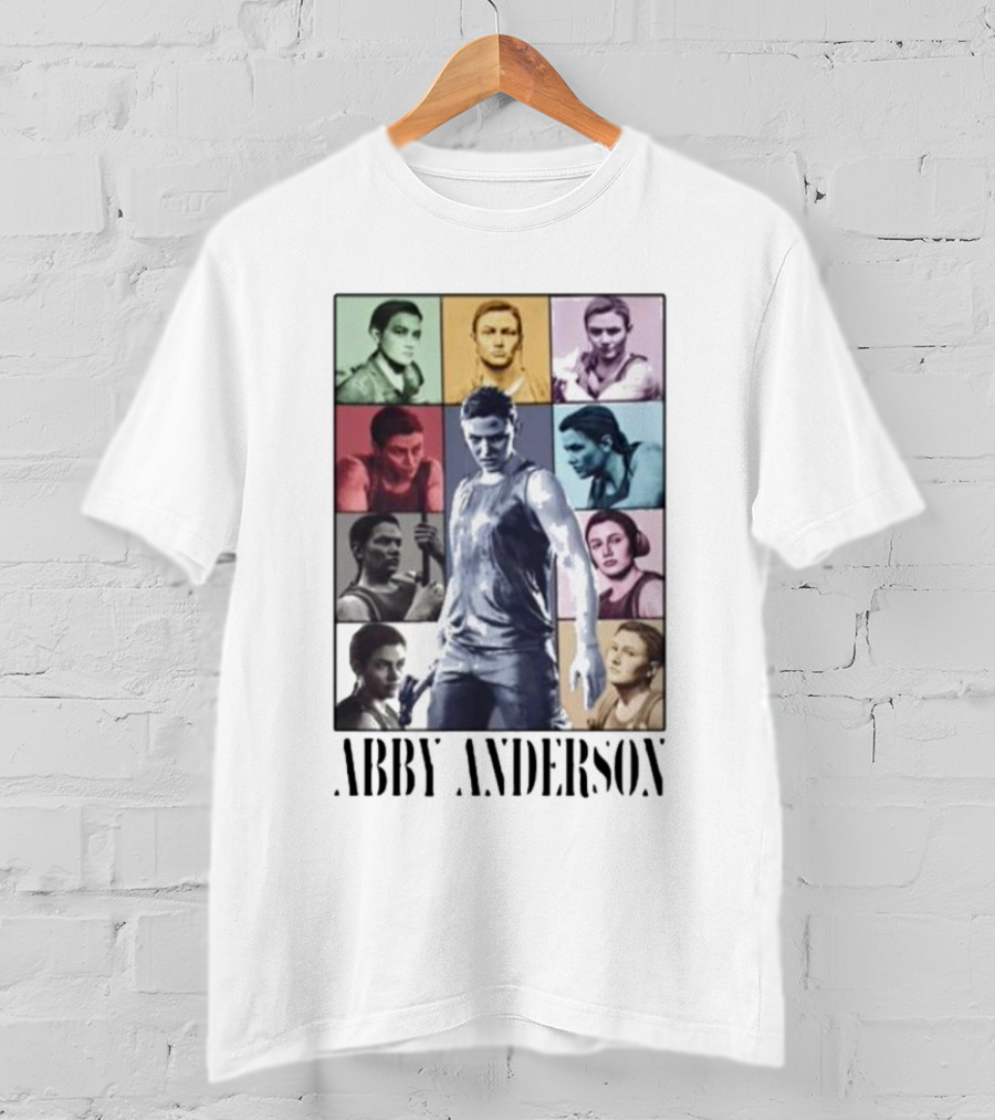 Abby Anderson Iconic Character Portrait Collage T-Shirt
