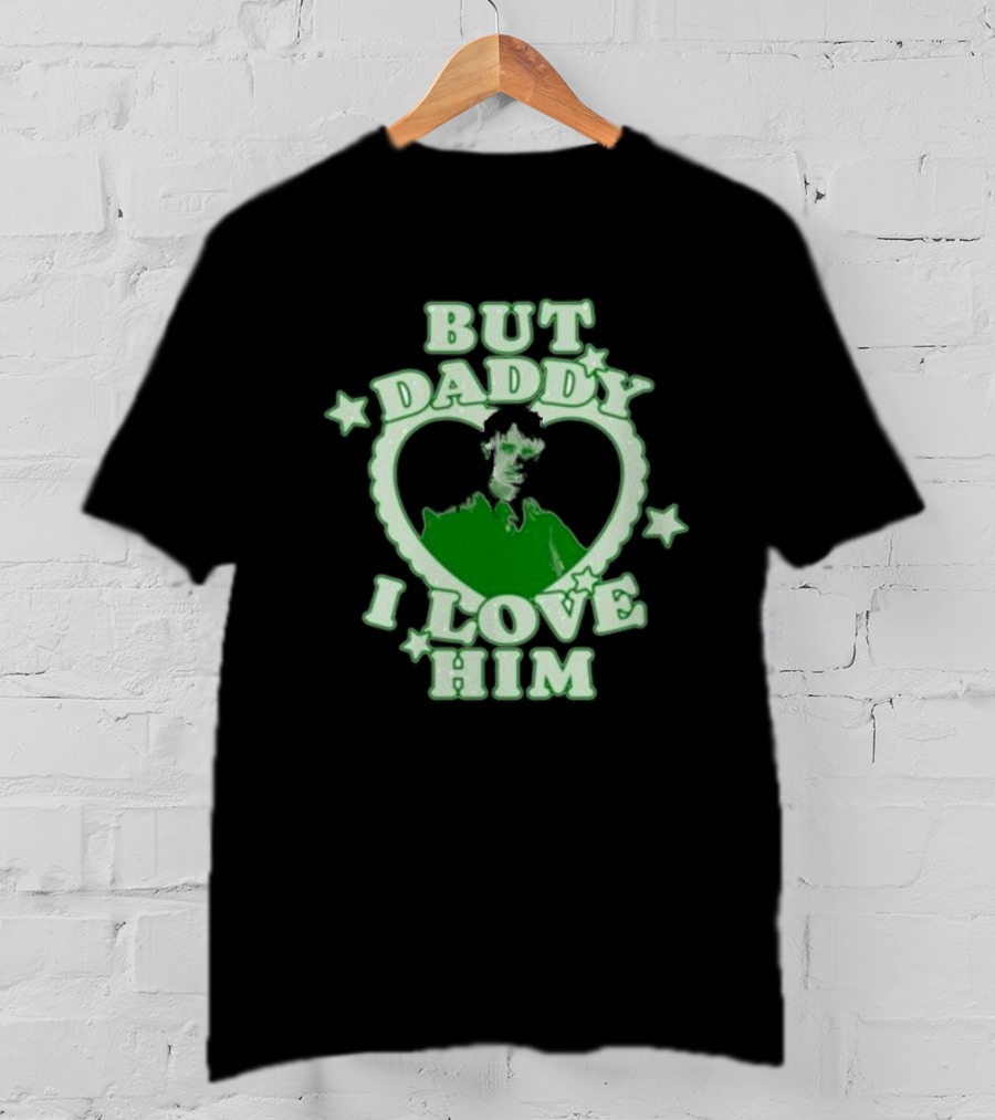 But Daddy I Love Him Draco Malfoy Heart Stars Green Text T-Shirt