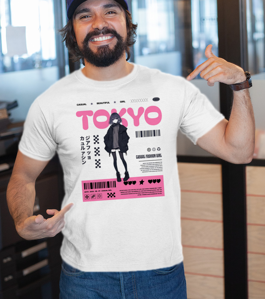 TOKYO Casual Beautiful Girl 2035 T-Shirt