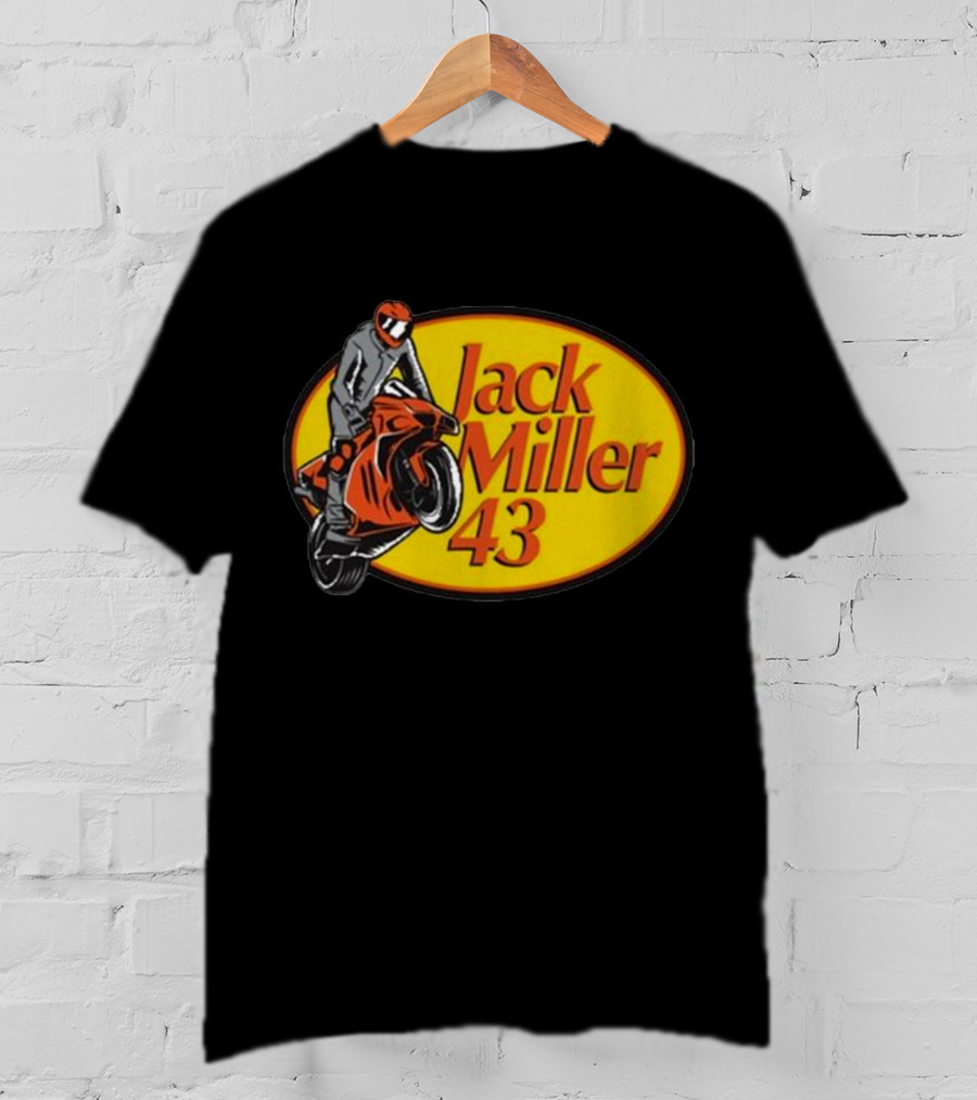 Jack Miller 43 Motorcycle Rider Iconic Racing T-Shirt