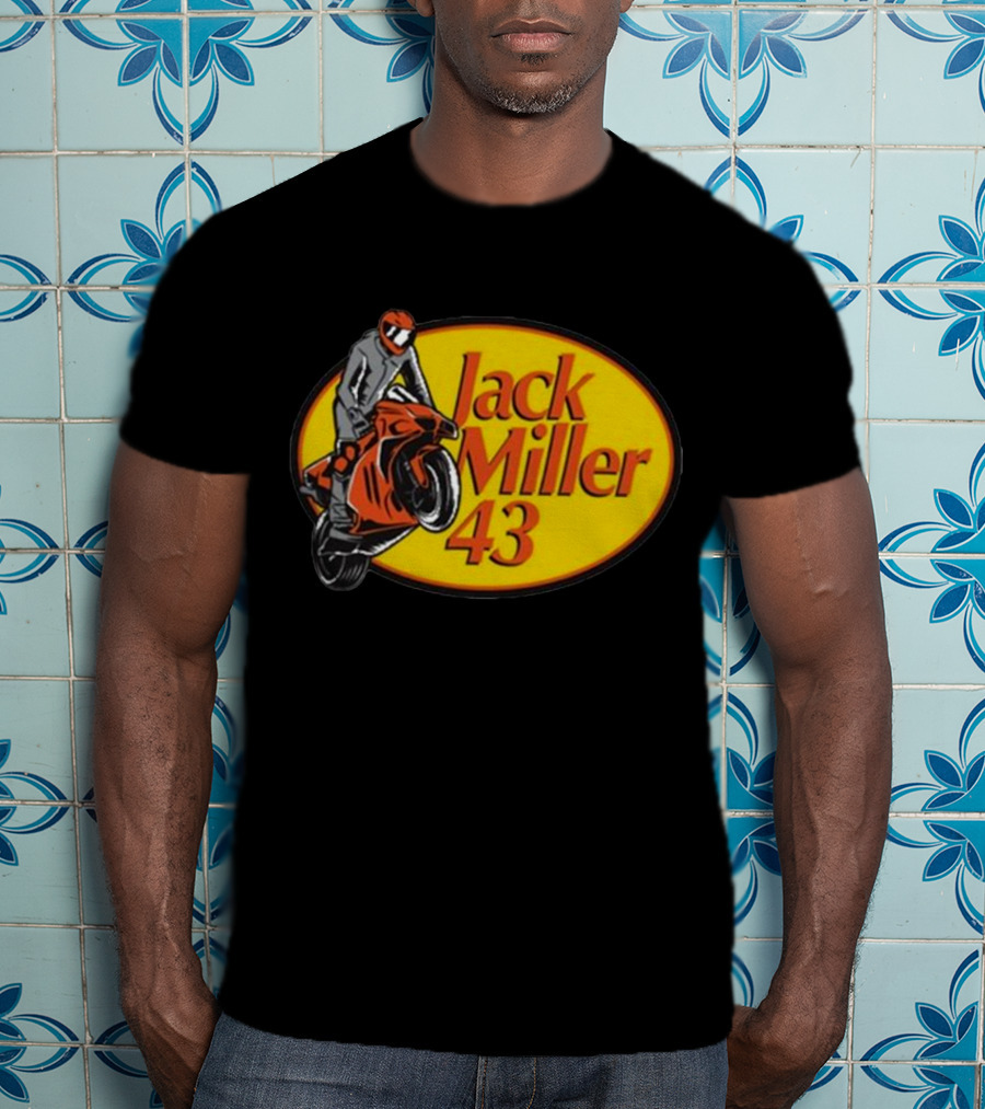 Jack Miller 43 Motorcycle Rider Iconic Racing T-Shirt