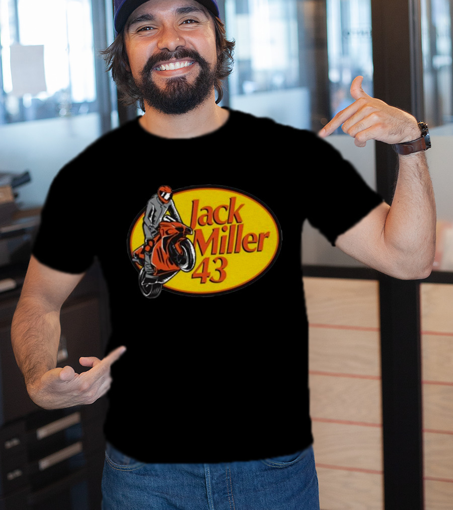 Jack Miller 43 Motorcycle Rider Iconic Racing T-Shirt