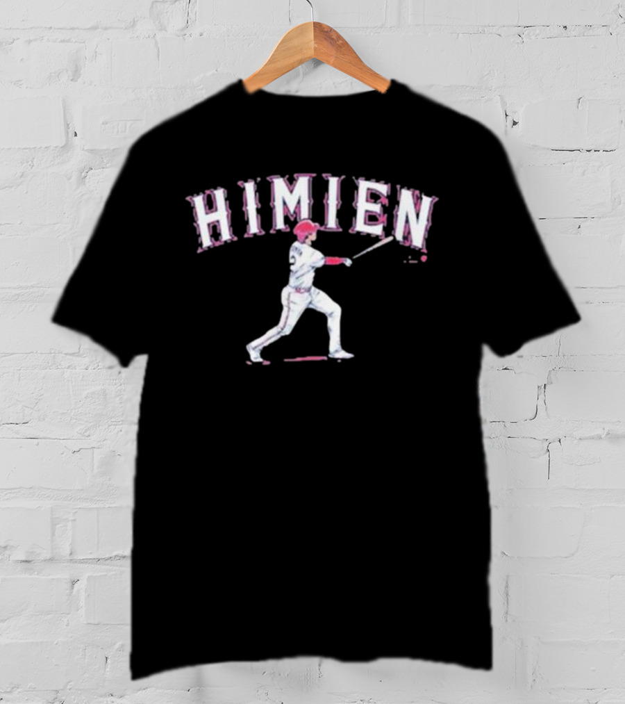 Marcus Semien Himien Baseball Player Swinging T-Shirt