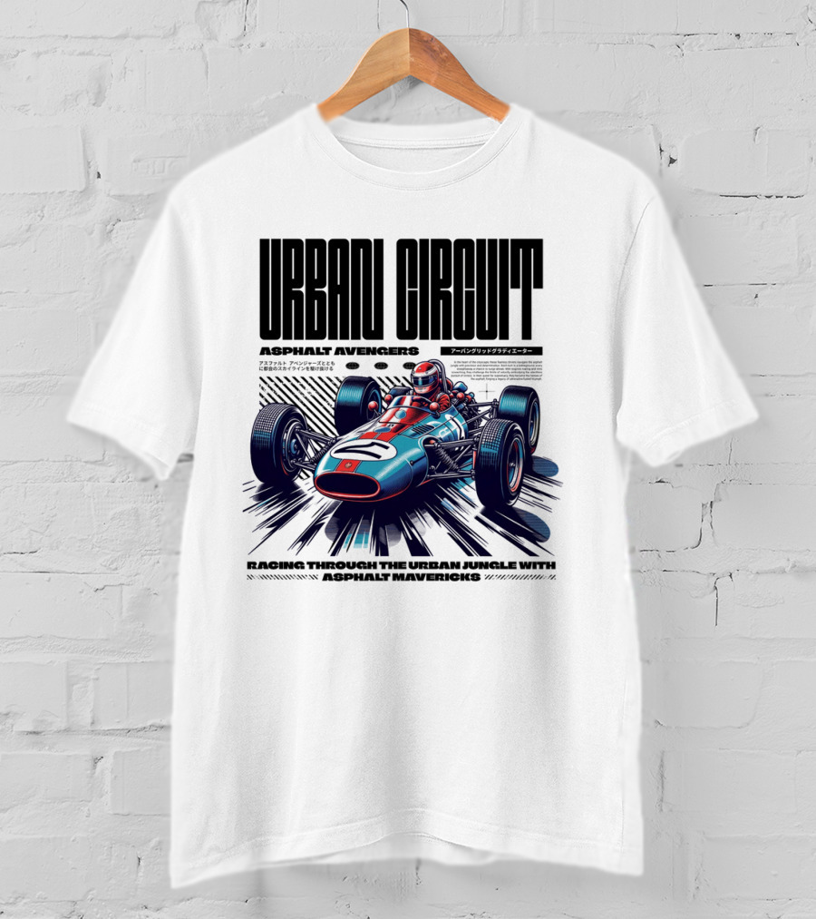 URBAN CIRCUIT ASPHALT AVENGERS RACING THROUGH THE URBAN JUNGLE WITH ASPHALT MAVERICKS T-Shirt