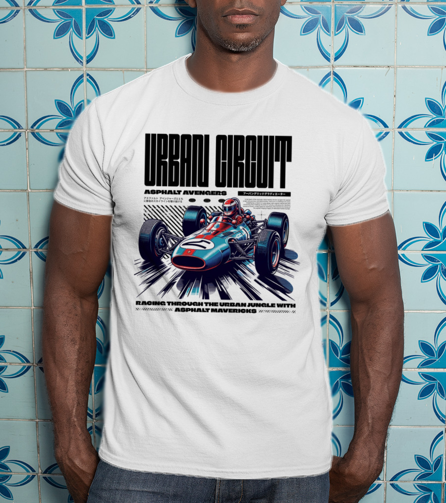 URBAN CIRCUIT ASPHALT AVENGERS RACING THROUGH THE URBAN JUNGLE WITH ASPHALT MAVERICKS T-Shirt