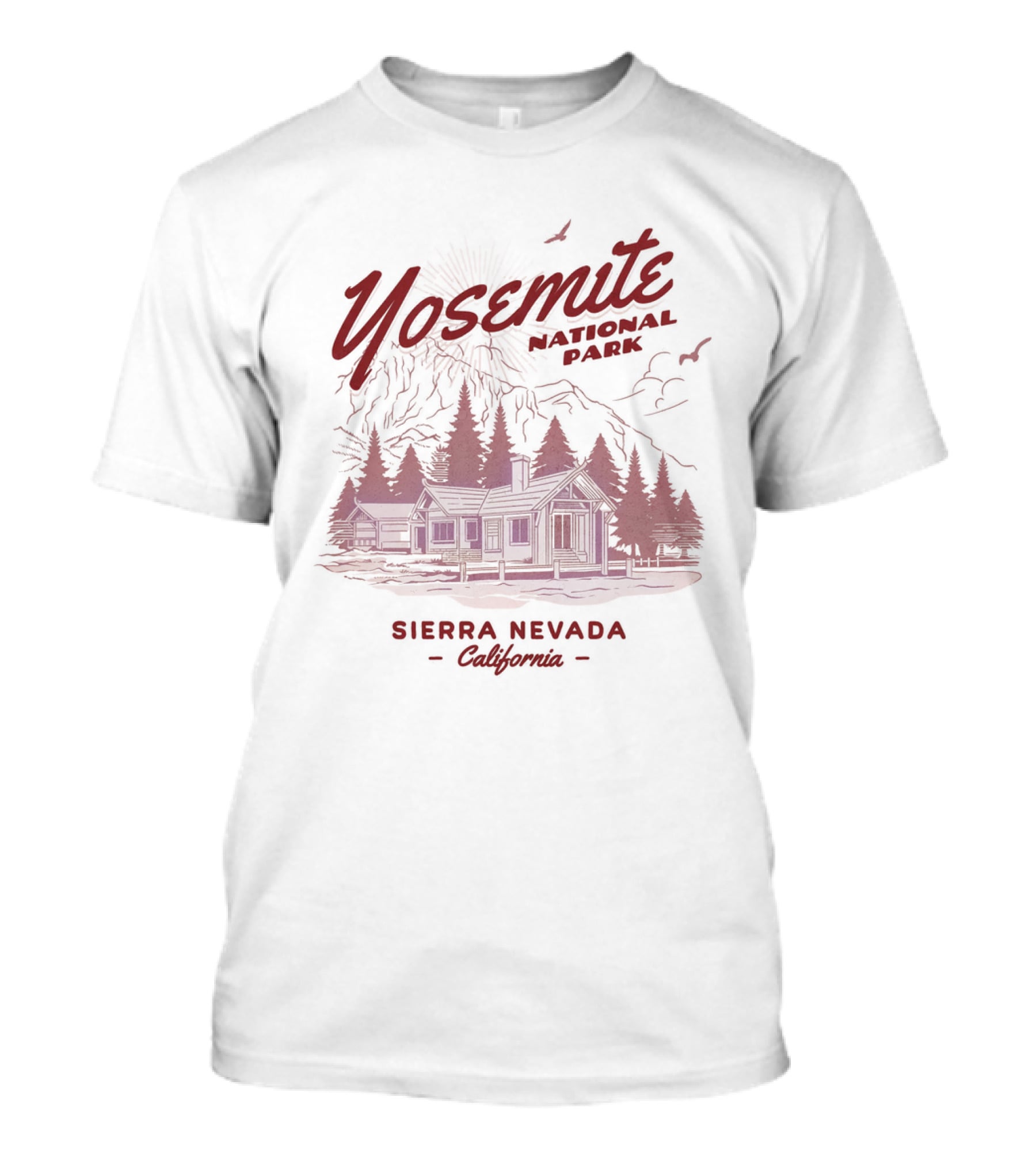 Yosemite National Park Sierra Nevada California Wilderness T-Shirt