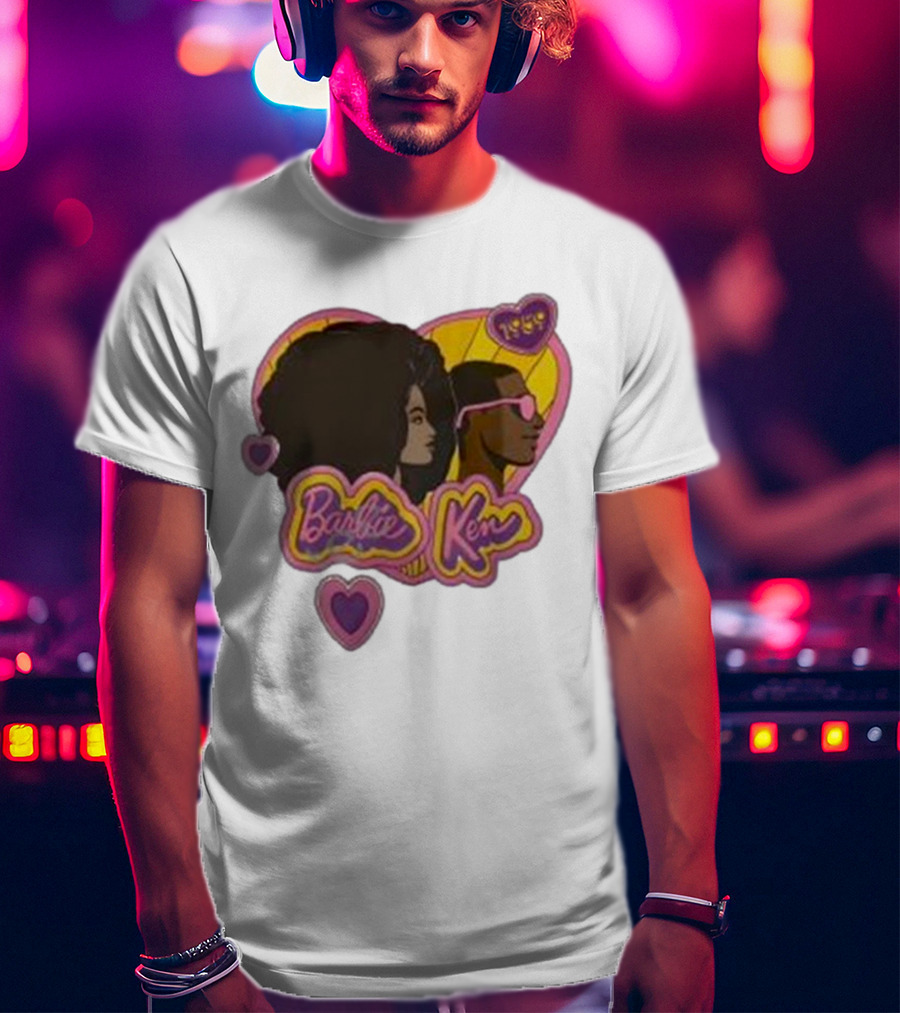 Barbie Ken 1959 New Movie Retro Heart Icons T-Shirt