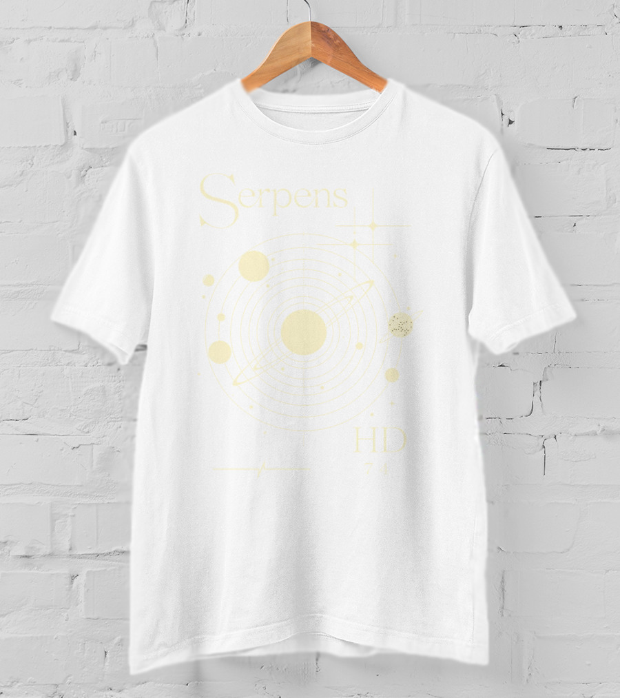 Serpens Constellation HD 168746 Planetary Orbit T-Shirt