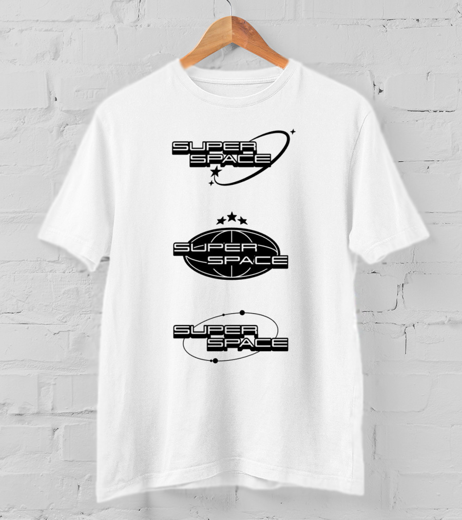Super Space Y2K Stars And Orbits T-Shirt