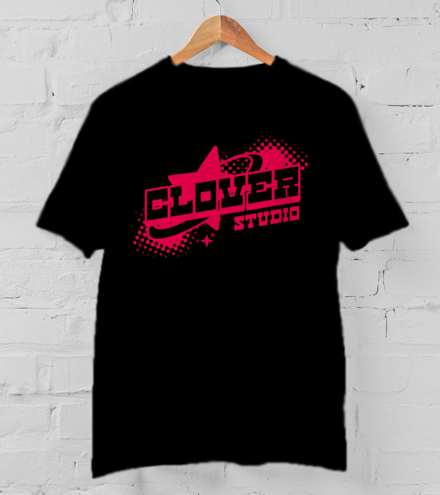 Clover Studio Y2K Branding Starburst T-Shirt