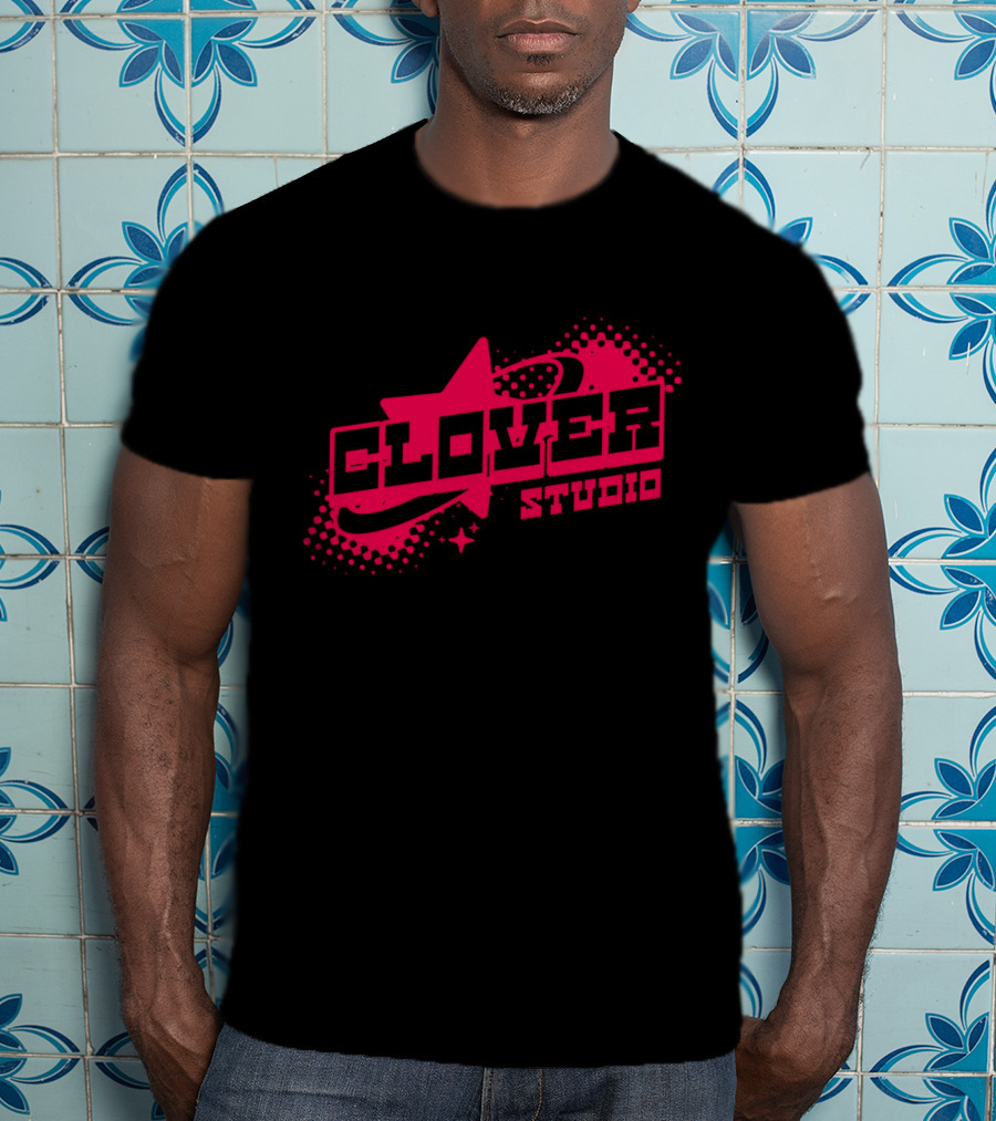 Clover Studio Y2K Branding Starburst T-Shirt
