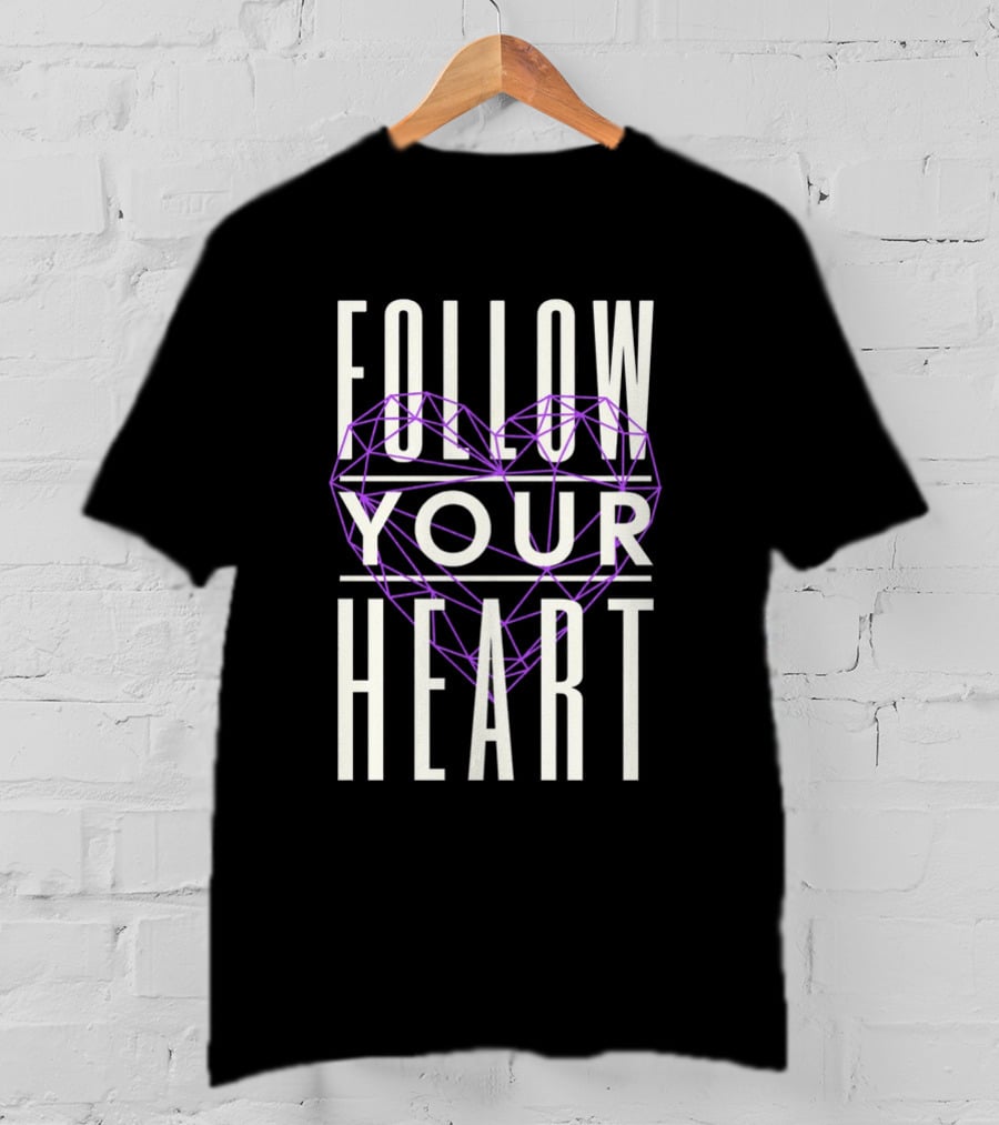 Follow Your Heart Geometric T-Shirt