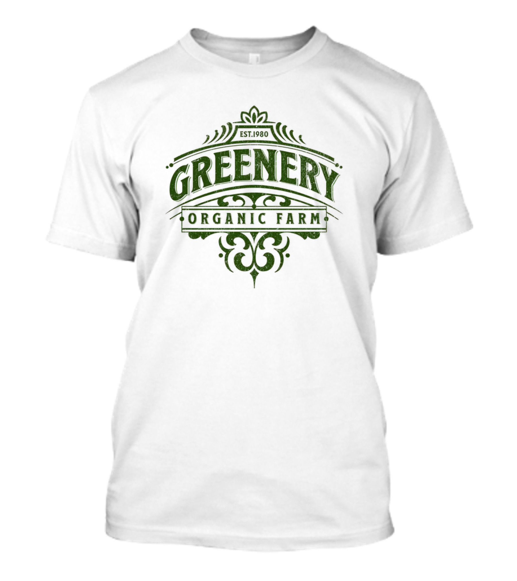 Est. 1980 Greenery Organic Farm T-Shirt